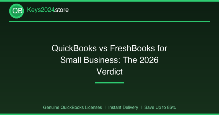 QuickBooks vs FreshBooks for Small Business: The 2026 Verdict